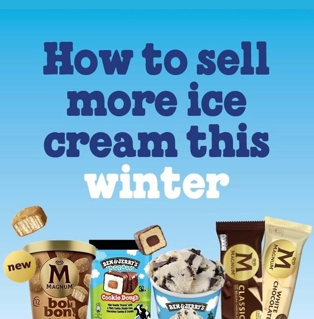 Why should you sell ice cream this winter?
